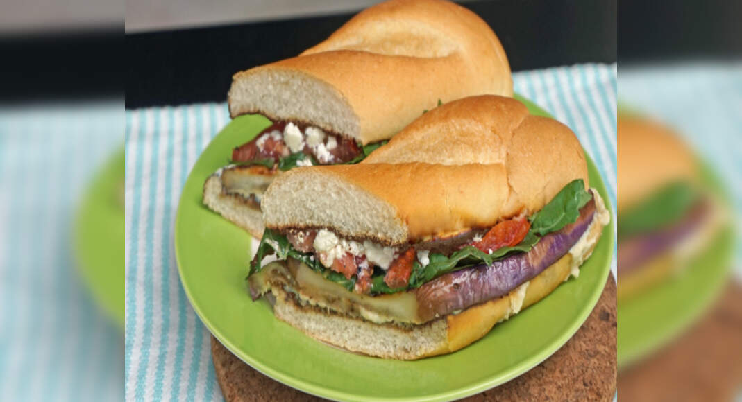 Eggplant Sandwiches Recipe: How to Make Eggplant Sandwiches Recipe | Homemade Eggplant Sandwiches Re