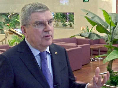 IOC chief Bach arrives on Wednesday amid talk of Youth Olympics bid