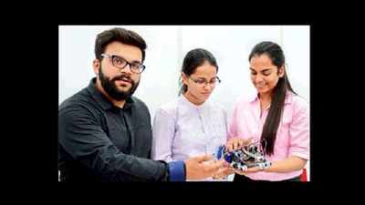 Young innovators display projects of the future