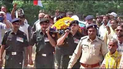 Army jawan cremated with full honour in Sojitra