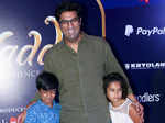 Kunaal Roy Kapur with kids Zahaan Roy Kapoor and Shanaz Roy Kapoor