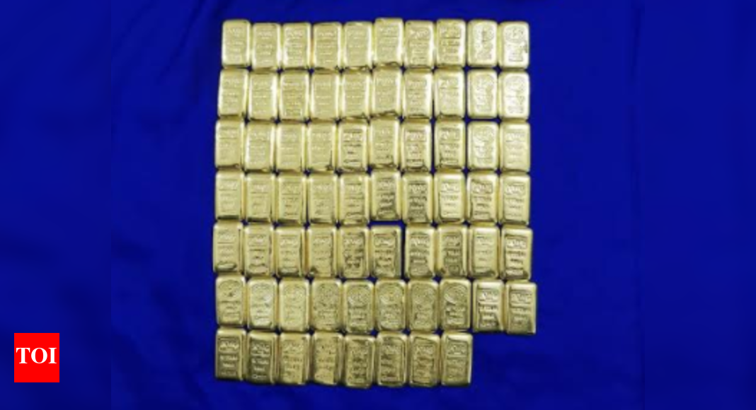 Gold bars worth Rs 2.5 crore seized from passengers at Chennai airport