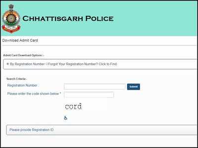 CG Police Constable Admit Card 2018 released on cgpolice.cgstate.gov.in ...