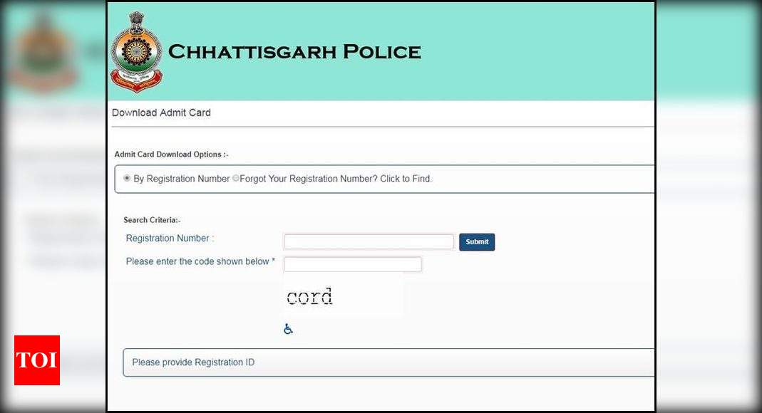 CG Police Constable Admit Card 2018 released on cgpolice.cgstate.gov.in ...