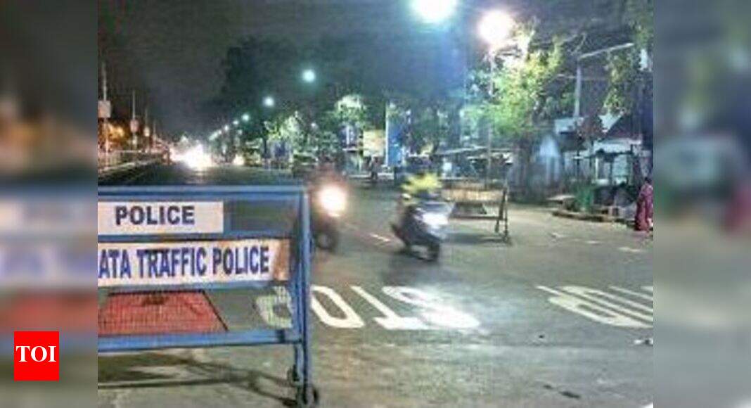 Truck overturns while negotiating guardrails | Kolkata News - Times of ...
