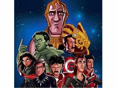 Photo: This poster of 'Avengers Infinity War' with 1990s Bollywood stars is going viral