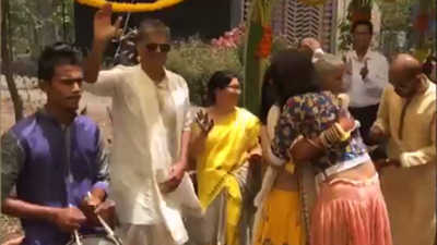 Watch: Milind Soman-Ankita Konwar's mehndi ceremony