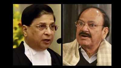 CJI impeachment: Venkaiah Naidu rejects notice by opposition parties