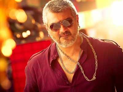 Download Thala Ajith Genuinely Smiling On Viswasam Film Wallpaper |  Wallpapers.com