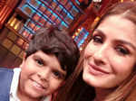 Divyansh Dwivedi and Raveena Tandon