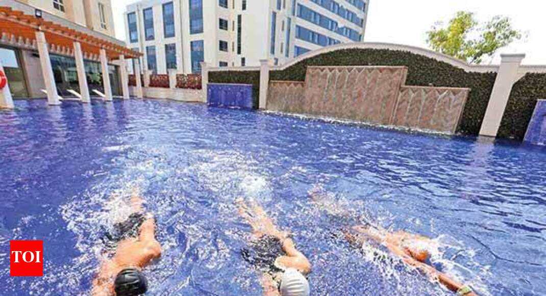 Gurgaon to get its first Olympicsized swimming pool Gurgaon News Times of India