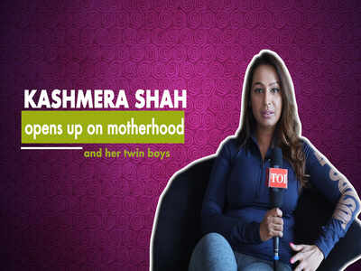 Kashmera Shah talks about her twins for the first time ever
