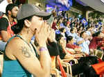 Wives of Rohit & Shikhar bond as they clash on the field during MI vs SRH IPL match