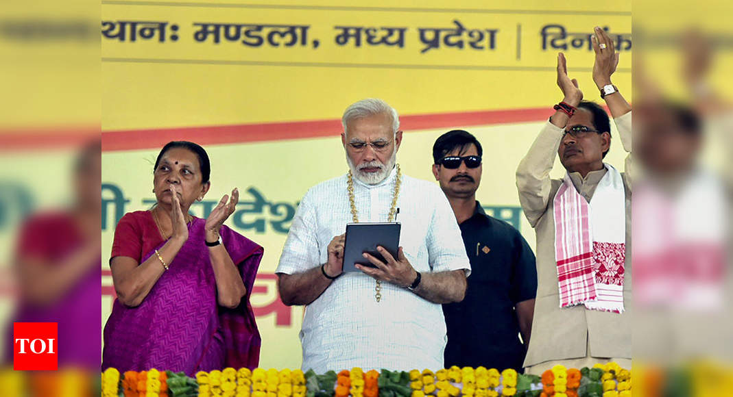 Modi: PM Modi bats for progress in tribal land | Bhopal News - Times of ...