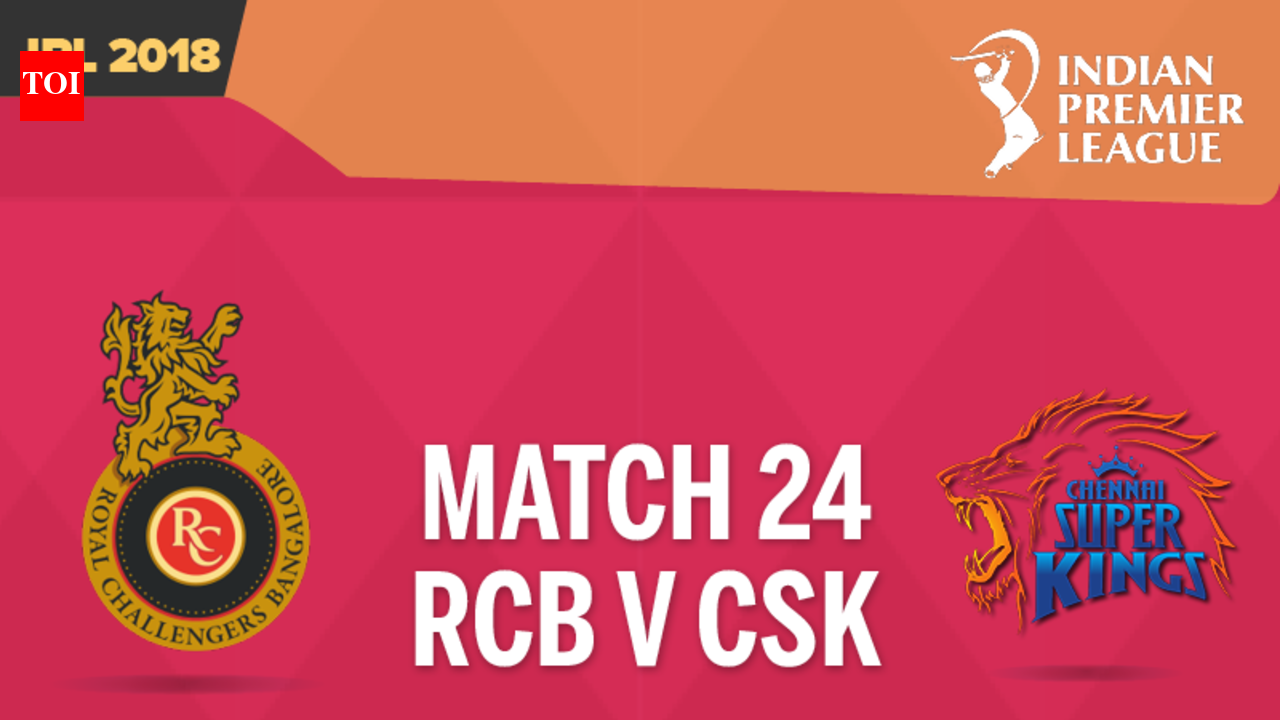 Live Score IPL 2018, RCB vs CSK: Chennai Super Kings won the toss