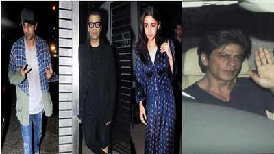 In Pics: Shah Rukh Khan, Alia Bhatt, Ranbir Kapoor, Karan Johar