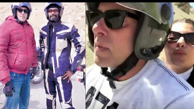 Salman Khan takes Jacqueline Fernandez on a bike ride to Leh