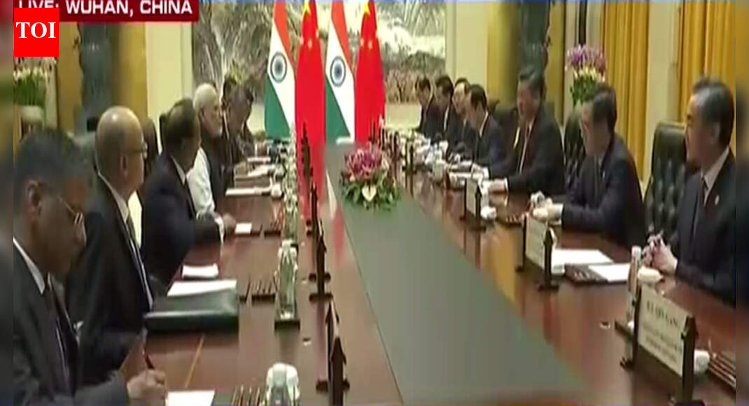 PM Modi holds talks with Chinese President Xi Jinping in Wuhan
