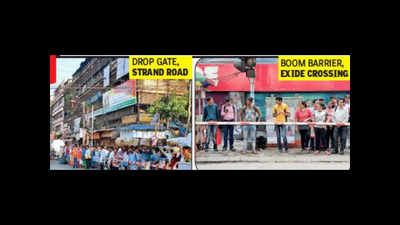 More drop gates in Kolkata to help manage pedestrians