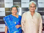 Anandji Virji Shah with wife Shanta Ben Shah
