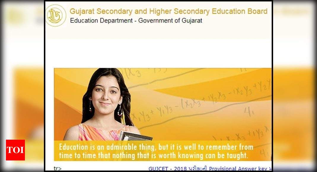 GUJCET 2018 answer key released; Check and download from ...