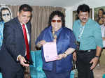 Bappi Lahiri with Santosh Shukla and Rajeev Dhamija