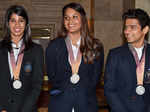 President Kovind & PM Modi meet Gold Coast CWG medallists
