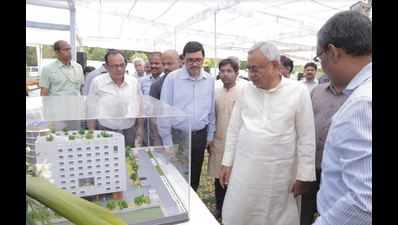 Nitish Kumar lays foundation stone for a 118-room Bihar Sadan in Delhi