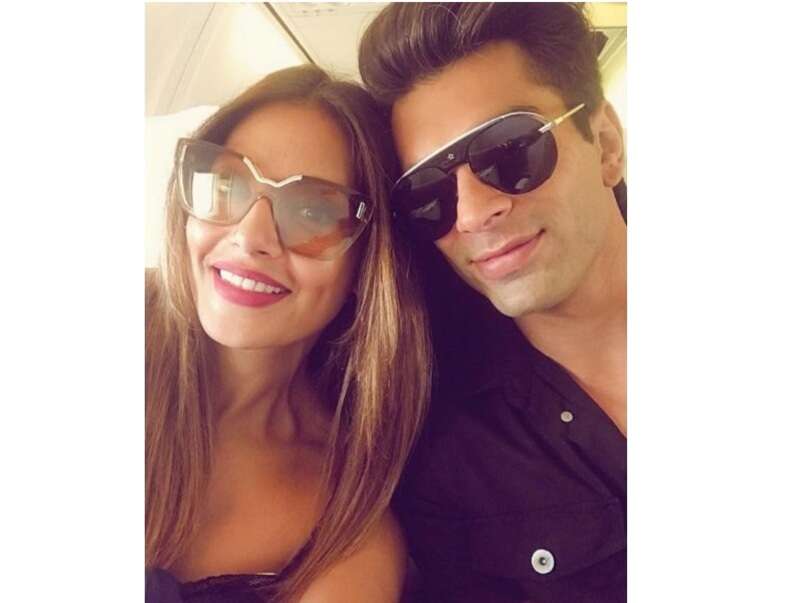 Photo: Bipasha Basu and Karan Singh Grover bid adieu to Goa