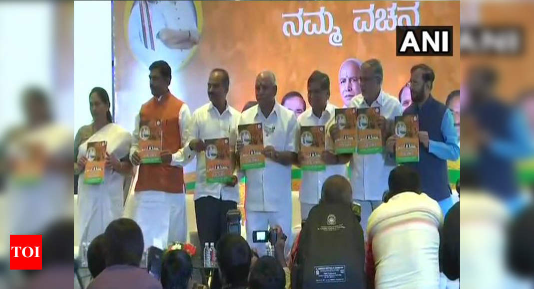 Karnataka Assembly Elections 2018: BJP Manifesto Released, Reaches Out ...