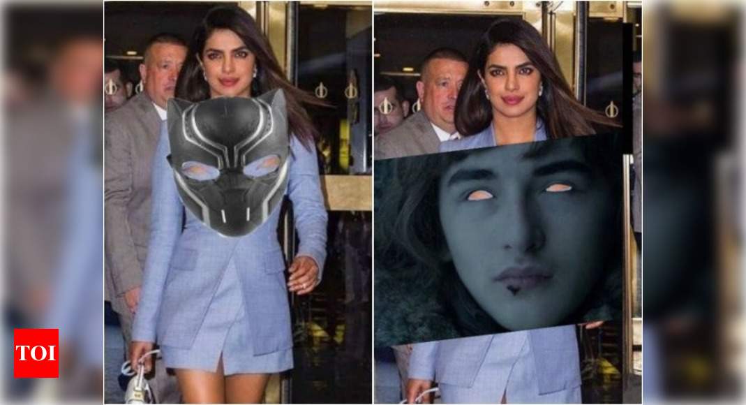 Priyanka Chopra S Blazer Dress Starts Meme Frenzy On The Internet Hindi Movie News Times Of India