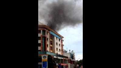Rooftop burning of waste causes fire scare