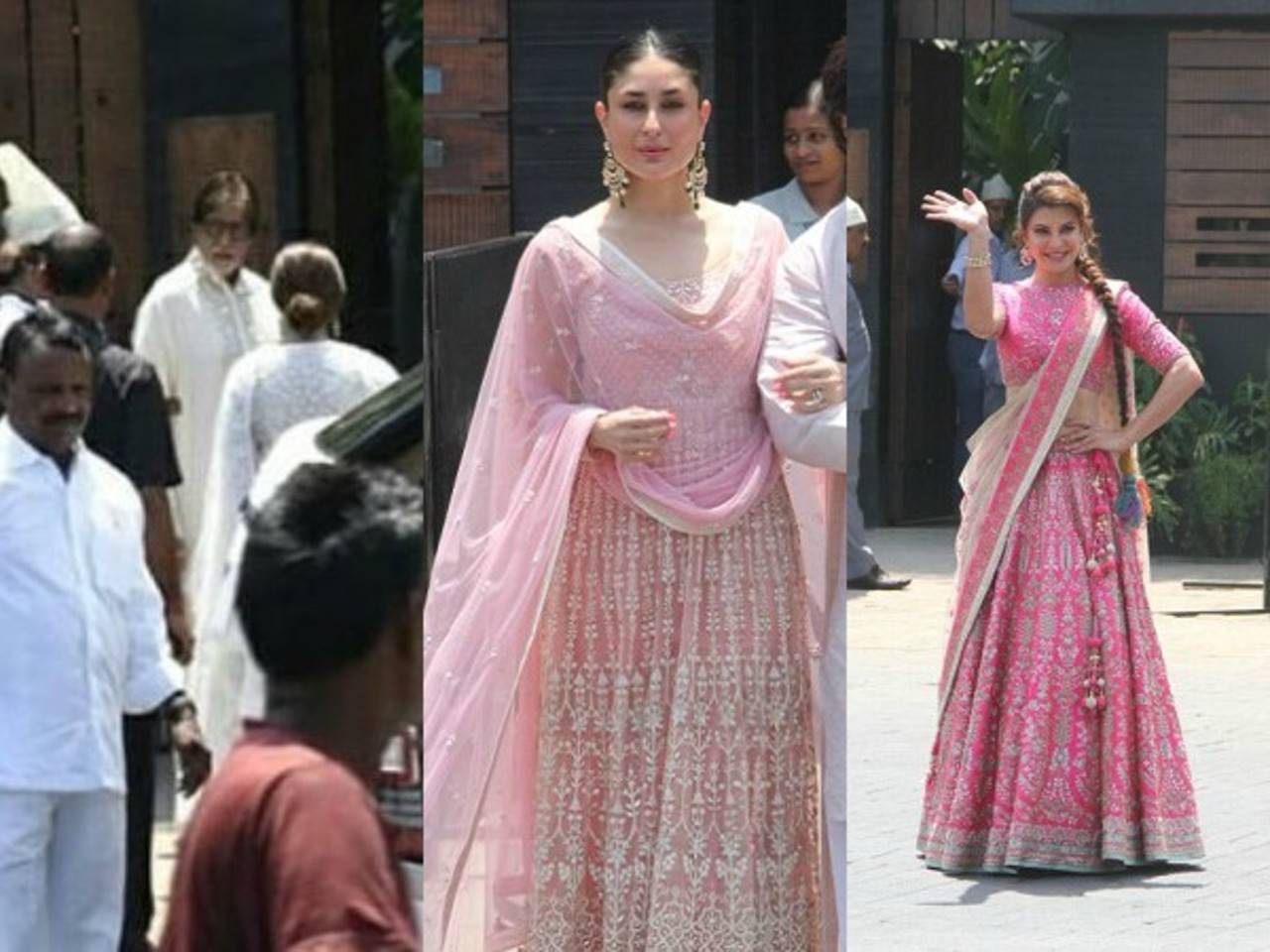 Sonam Kapoor wedding pics, marriage photos, Sonam Kapoor - Anand Ahuja marriage Amitabh Bachchan, Kareena Kapoor Khan, Jacqueline Fernandez and others attend the big day  pic