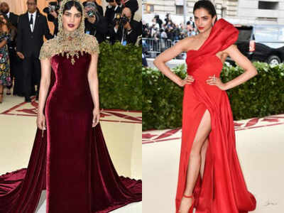 Here's how Twitterati reacted to Priyanka Chopra and Deepika Padukone's MET Gala attires