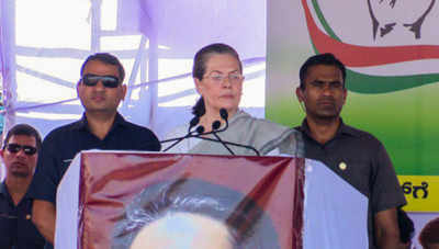 PM’s words can’t fill stomachs, says Sonia