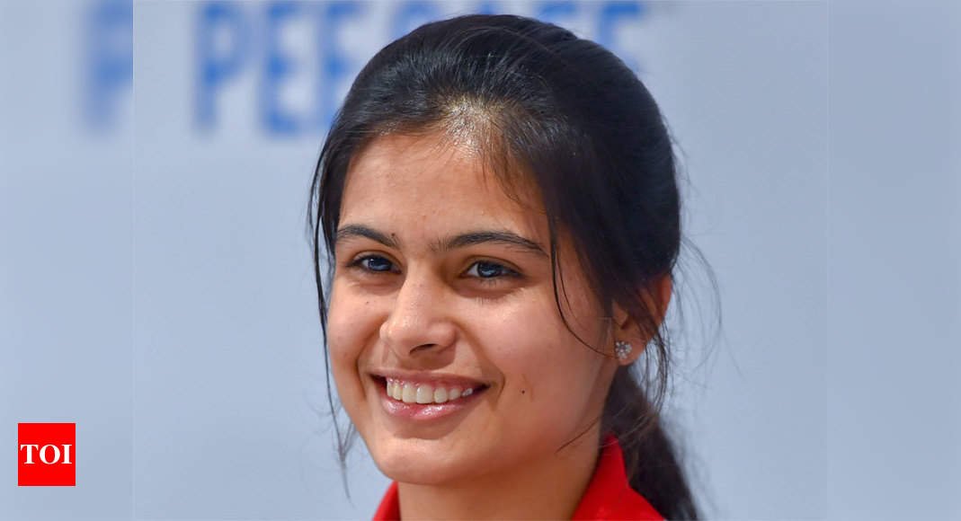 Young Manu Bhaker takes twin aim at Tokyo | More sports News - Times of ...