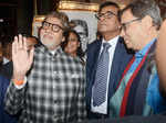 Amitabh Bachchan with Pradeep Chandra and Subhash Ghai