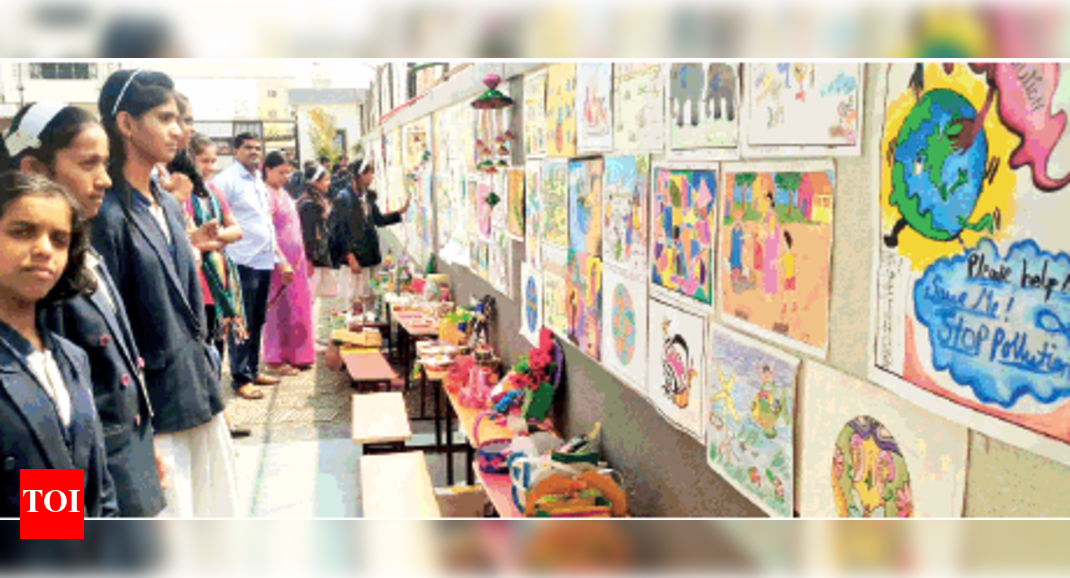 Young students present their artwork at the exhibition | Events Movie ...