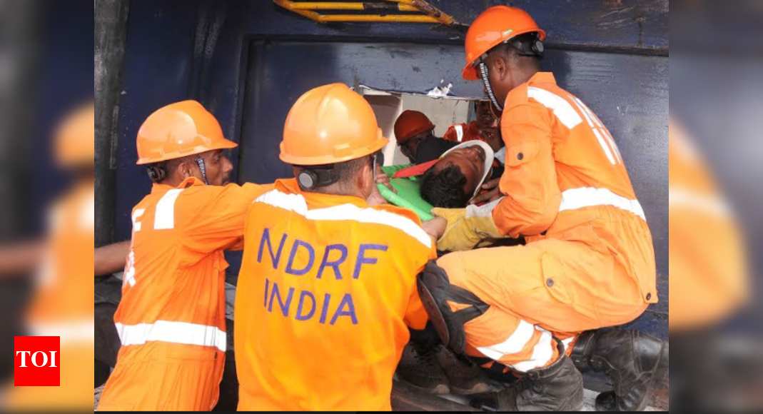 Southern Railway conducts mock drill at VOC Nagar station in Chennai