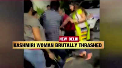 Woman thrashed for feeding stray dogs in Delhi