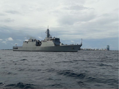 India dispatches warship to Maldives for joint surveillance of Exclusive Economic Zone