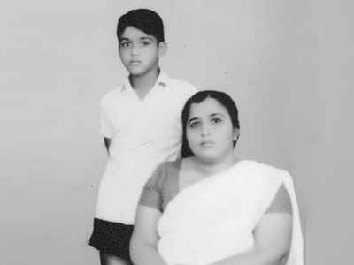 Check out Mohanlal's childhood pic with his mom