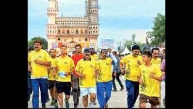 Hundreds put heart and sole in run to promote Hyderabad’s heritage