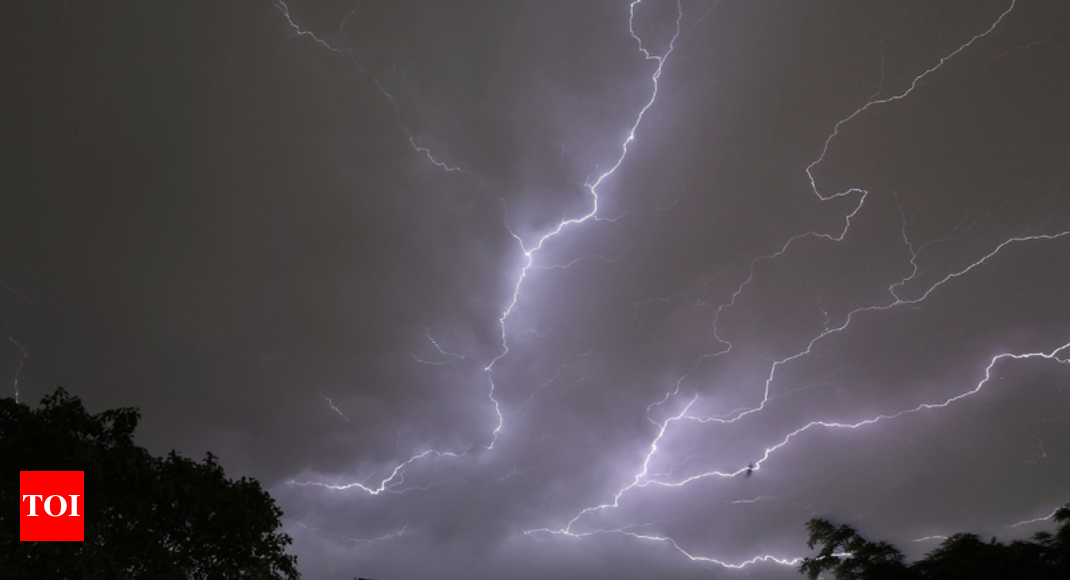 Dust storm in India: 80 dead, 136 injured in 5 states due to lightning strikes, thunderstorms | India News - Times of India