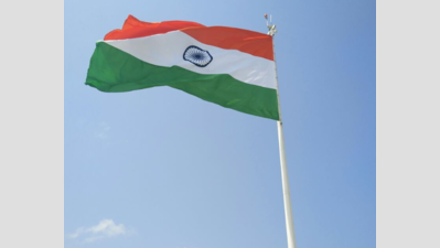 Haj House installs tallest flagpole atop terrace in India
