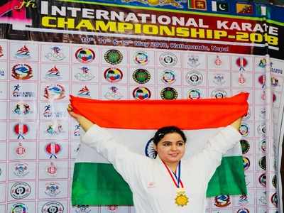 Syeda Falak Clinches Gold At 4th International Karate Championship ...