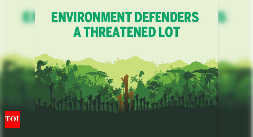 Four environment defenders killed every week in 2017 - Times of India