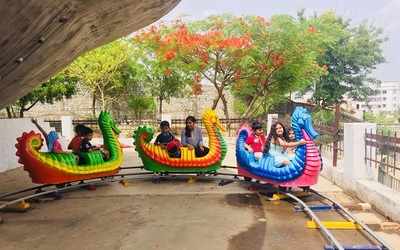 Summer camp wraps up with rides and rain dance