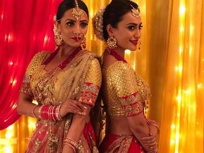 Naagin 3: Anita Hassanandani And Surbhi Jyoti Twinning In A Bridal Look ...