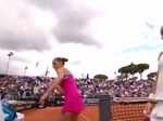 Pliskova smashes umpire's chair after losing Rome match